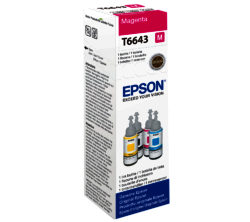 EPSON T6643 Magenta Ecotank Ink Bottle - 70 ml